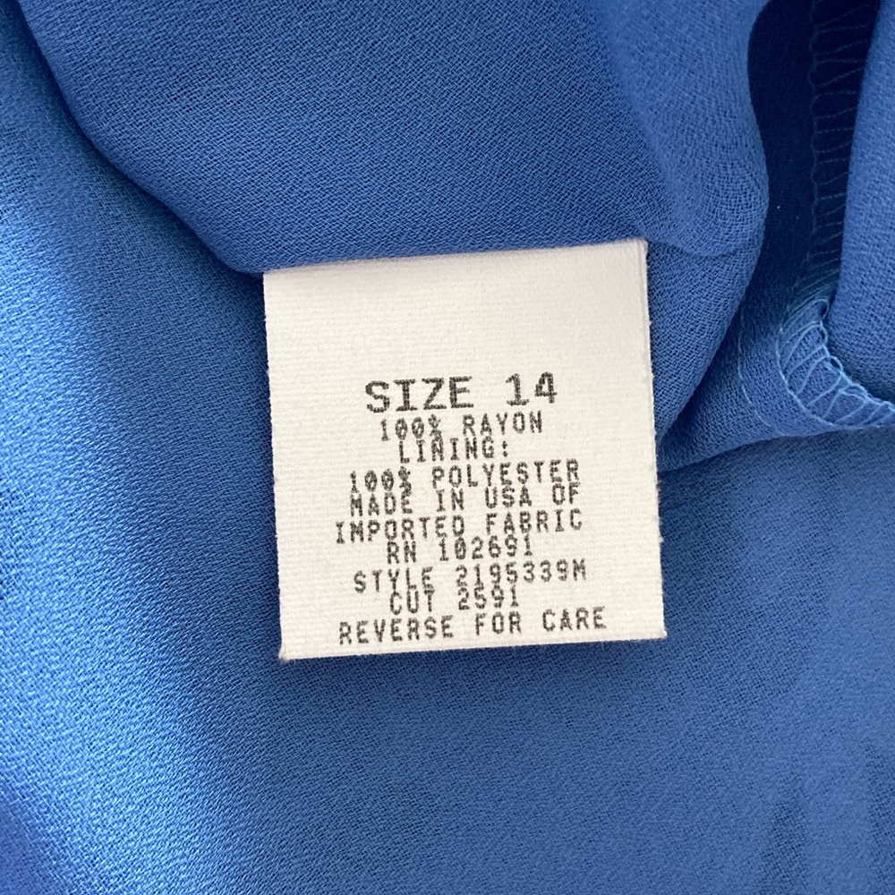 Full-length, formal dress, size 14 from Donna Ricco New York - Picture 4 of 5
